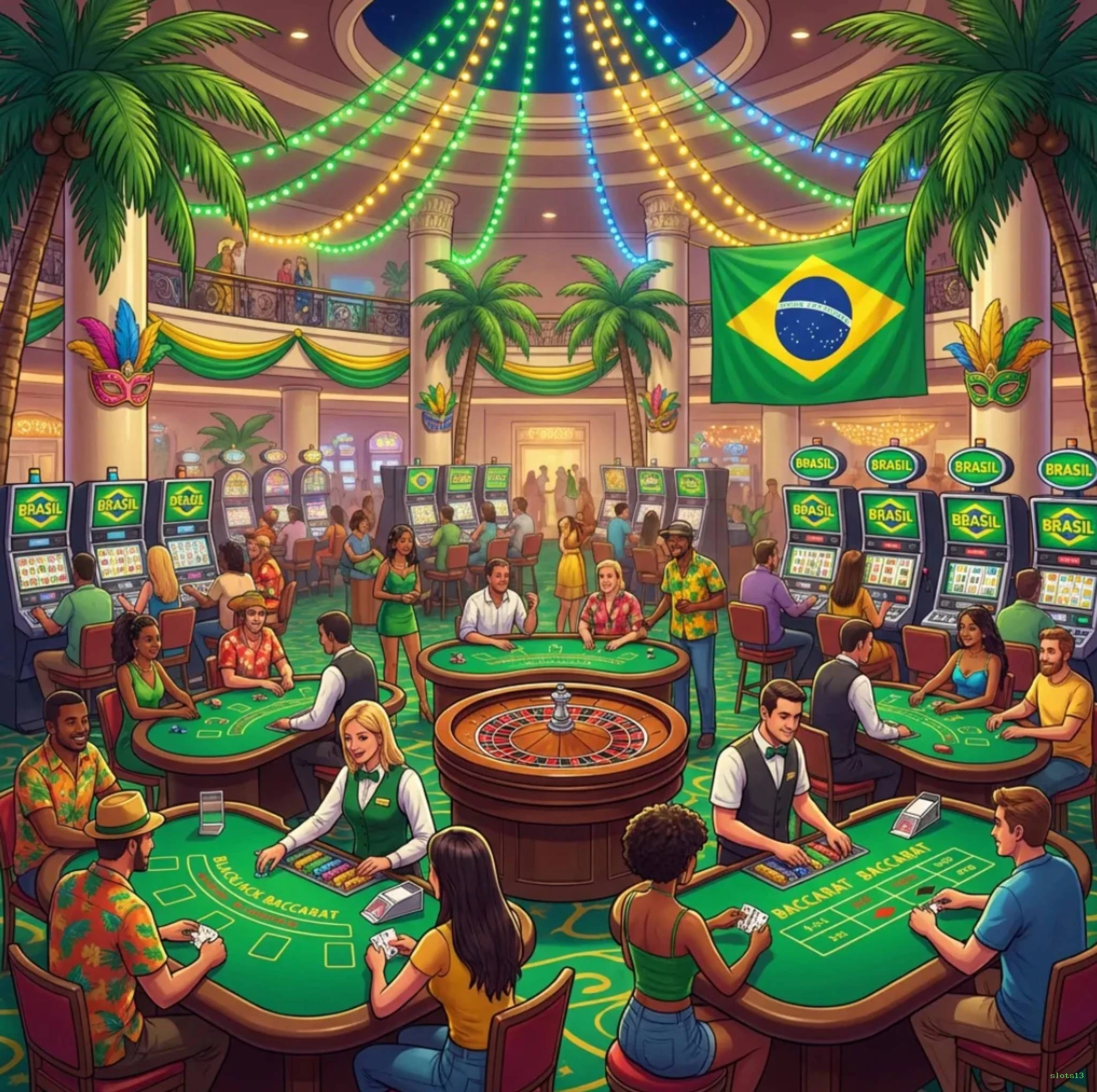 Controles de paJogonto e BRL em slots13